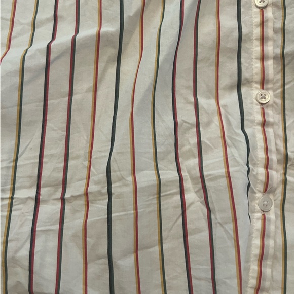 Madewell Poplin Striped Button Down Blouse - Picture 2 of 5